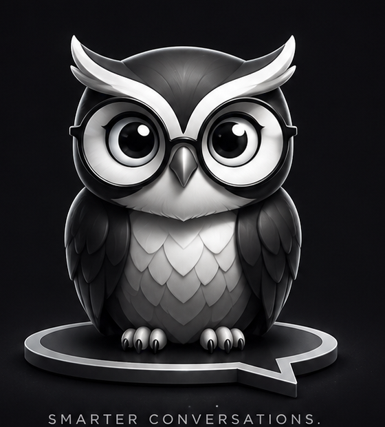 FFT mascot — an owl in glasses, perched on a speech bubble