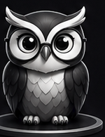 owl, front view